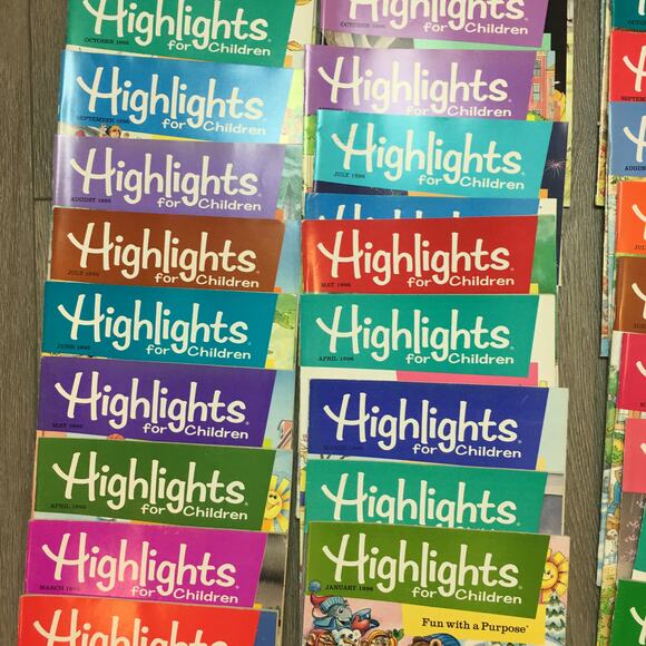 Lot of 41  Highlights Children Kids Magazines 1995-1998 - Picture 7 of 8